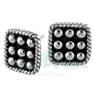 Sterling Dot Studs