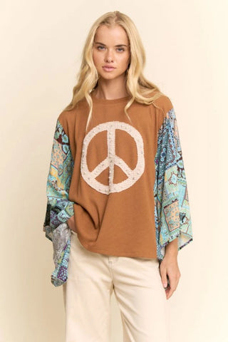 Boho Peace Top