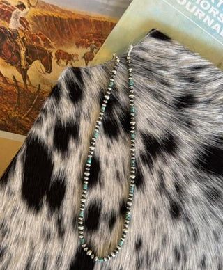 Heishi & Sterling Pearl Necklace