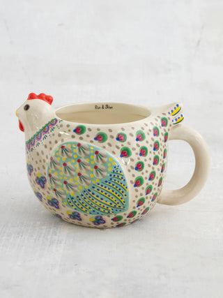 Folk Chicken Mug