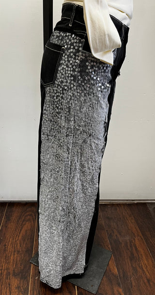 Black Sequin Pants