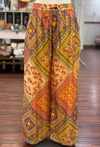 Golden Print Pant