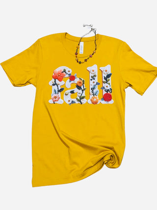 Mustard FALL Tee