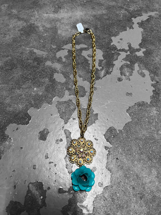 Vintage Flower Necklace