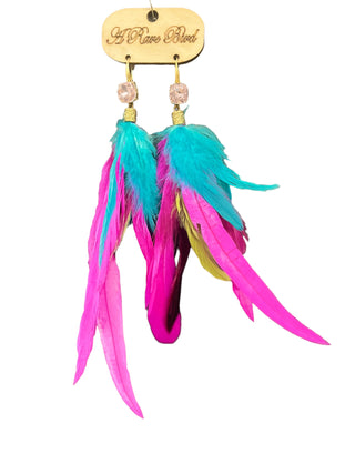 Rare Bird Feather Earrings