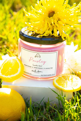 Paisley Candle