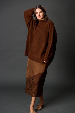 Chocolate Pencil Skirt