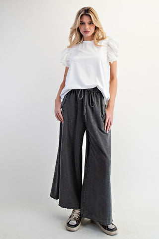 Ash Mineral Washed Pants
