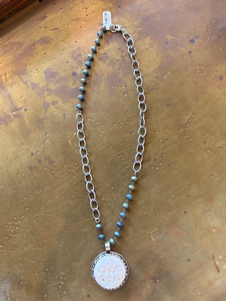 Moon & Sun Tibetan Necklace