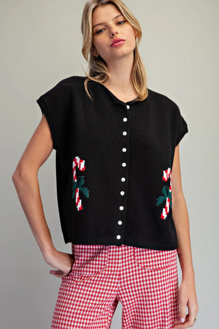 Candy Cane Cardi