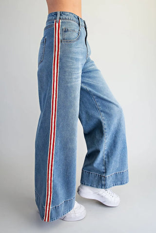 Side Stripe Jeans
