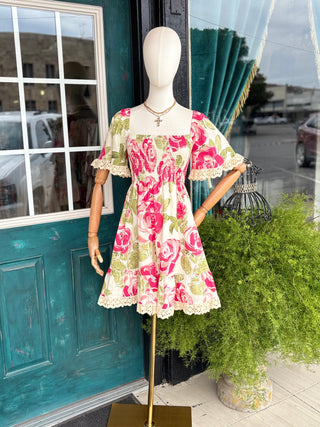 Floral Smocked Dress