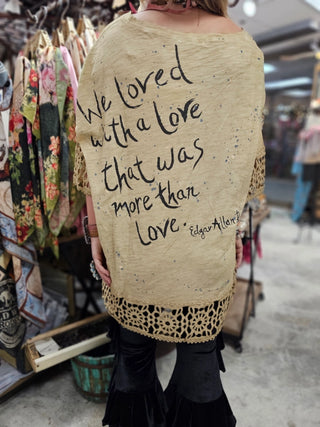 Vintage Love Poetic Top