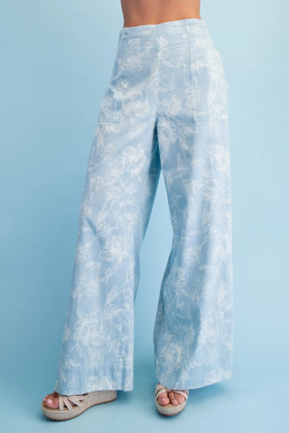 Floral Print Pants