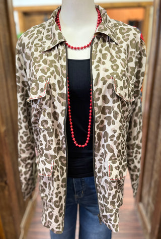 Reversible Leopard Jacket