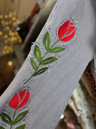 Shabby Rose Striped Pant