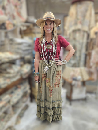 Rare Bird Soft Ruffle Skirt