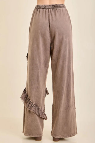 Ash Oak Ruffled Pants