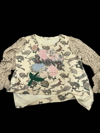 Petal Hop Bunny Top