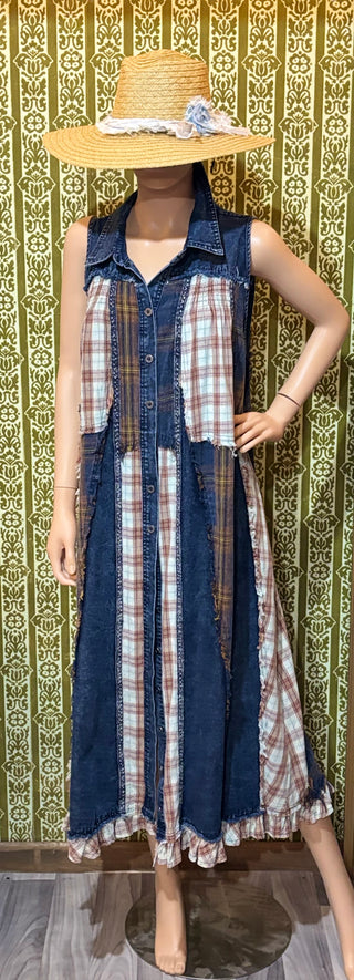 Plaid Mix Dress