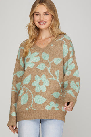 Vintage Blooms Sweater