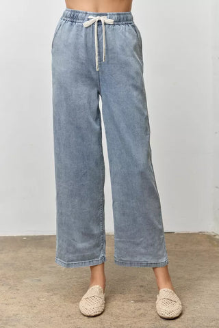 Denim Drawstring Britches