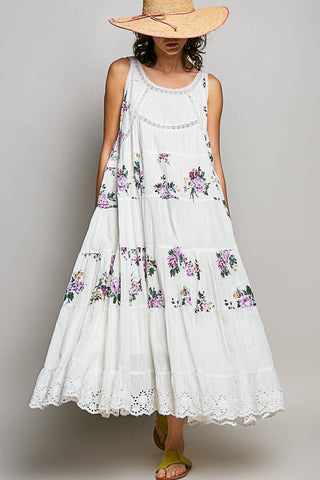 Eyelet Cotton Summer Dress