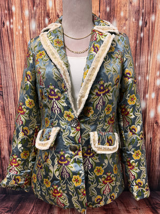 Renaissance silk blazer