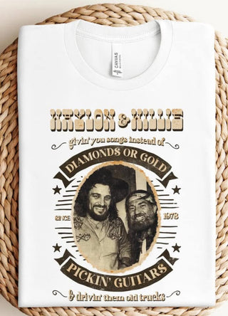 Waylon & Willie Tee