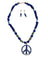 Love Peace Lapis Necklace