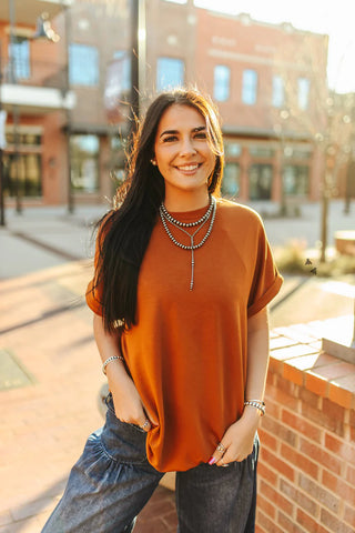 Saddle Cloud Cuff Top