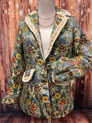 Renaissance silk blazer