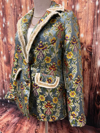 Renaissance silk blazer