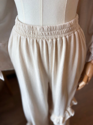 Polka Dot Ruffled Pants