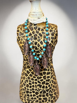 Turquoise Madonna Necklace