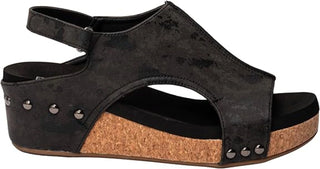 Carley Black Crackle