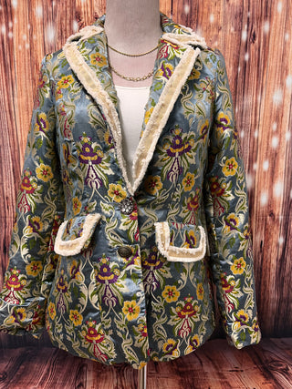 Renaissance silk blazer