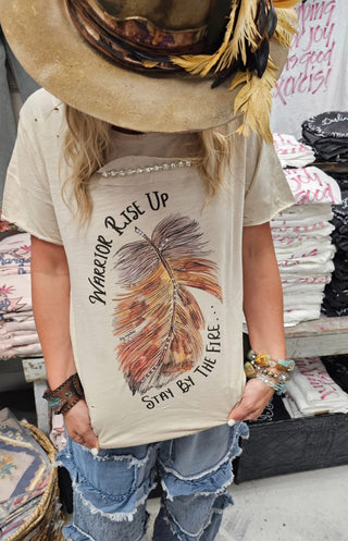 Rise Up Tattered Tee