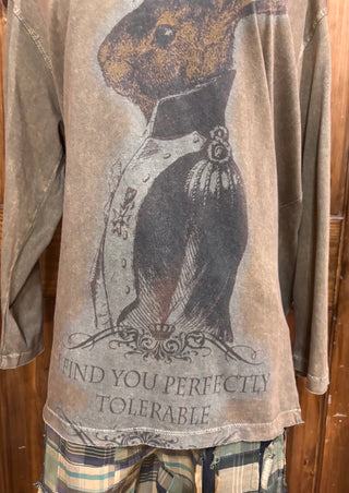 Vintage Washed Bunny Top