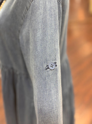 Flowy Chambray Dress