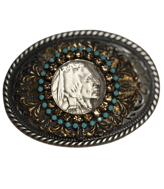 Dimestore Indian Buckle