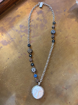 Tibetan Moon Face Necklace