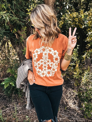 Peace Flower Tee