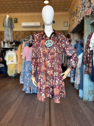Boho Buffalo Dress