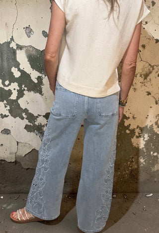 Floral Charm Jeans