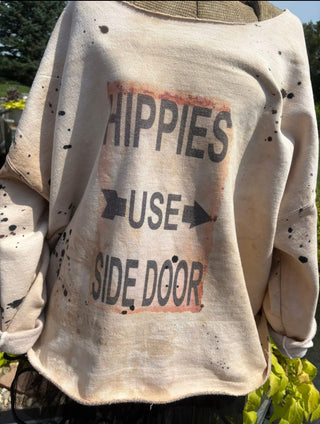 Hippies Use Side Door