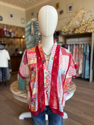 Patchwork & Lace Top