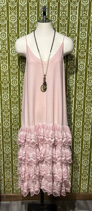 Rare Bird Vintage Pink Slip Dress