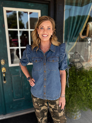 Denim Darling Top