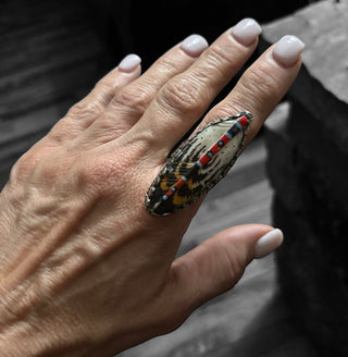Tibetan Feather Ring